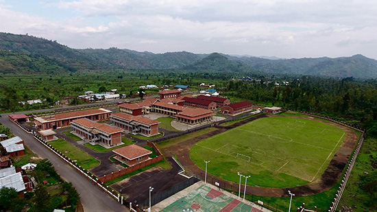 卢旺达中国经援MUSANZE技术学校航拍全景2