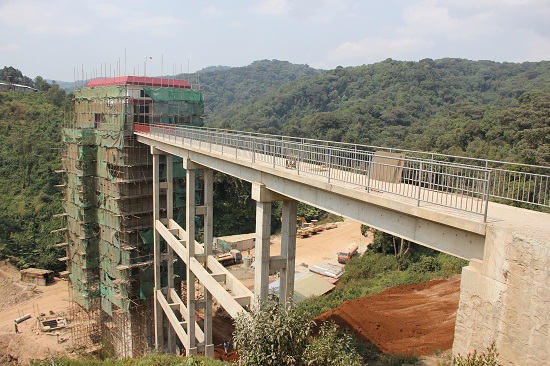 布隆迪MPANDA水电站项目取水塔（在建）